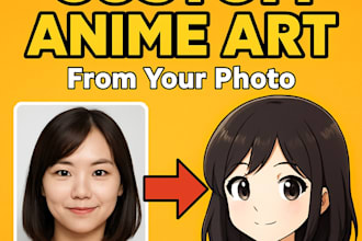 create custom anime art