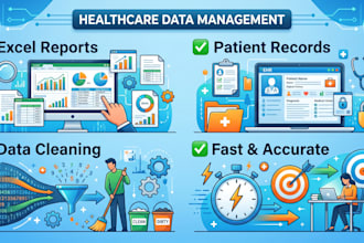 do healthcare data management, reporting etc