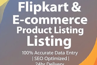 do flipkart amazon product listing catalog data entry