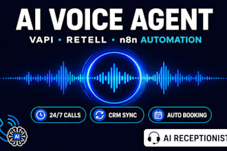 build ai voice agent, ai receptionist, vapi retell n8n automation cold caller