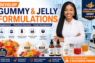 develop expert gummy and jelly formulations for your brand