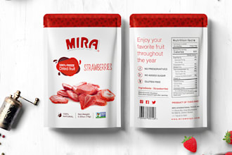 design food packaging pouch design mylar bag product packaging pet food label