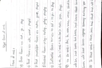 provide beautiful handwriting in english and bengali