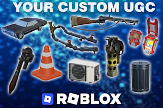 create professional roblox 3d props and assets