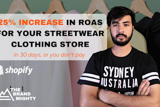 be your shopify and meta ads marketing expert for clothing brands