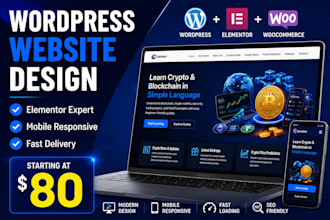 redesign your wordpress website using elementor