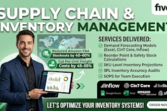 do demand planning,inventory management and supply chain optimization