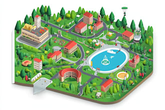 draw beautiful map in vector illustration