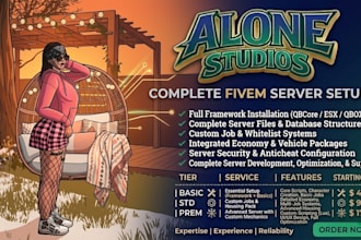 build a complete custom fivem roleplay server for your community