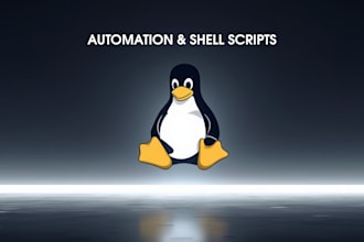 write custom bash and python automation scripts