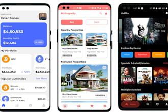 develop hybrid mobile application IOS and android with react native