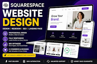 squarespace website design sqaurespace website redesign build sqaurespace seo