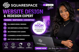 squarespace website redesign squarespace printify printful booking website seo
