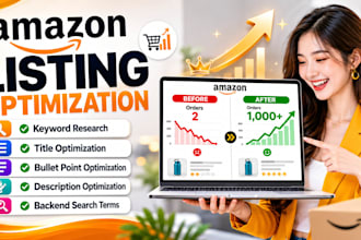 do professional amazon listing optimization, keyword research, and listing audit