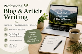 create content on emotional wellness and mindfullnes