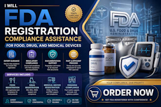 do fda registration compliance assistance for food, drug and medical devices