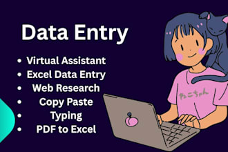 do data entry and pdf to word conversion