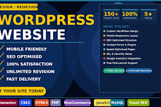 do a stunning wordpress website