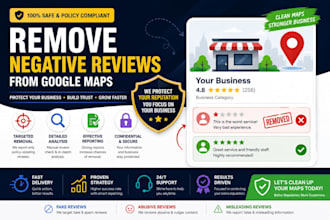 remove negative content from your google maps business profile