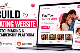 build dating website multivendor platform membership website buddyboss wordpress