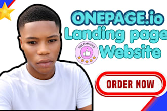 onepage io design onepage io website that win client for business