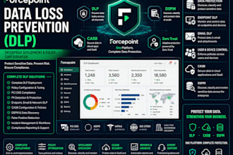 configure and optimize forcepoint dlp policies for pci dss, pii and compliance