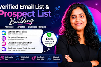 do verified email list and prospect list building accurately