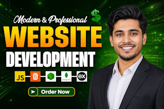 do ai website development ,chatbot, ai software as full stack web developer