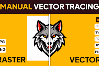 vectorizaré tu logo o imagen en un archivo vectorial profesional