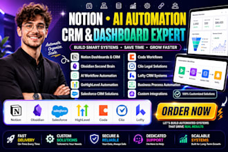 be obsidian ai notion dashboard automation expert coda lofty salesforce make com