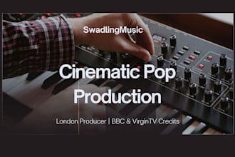produce a cinematic pop track for your project or release