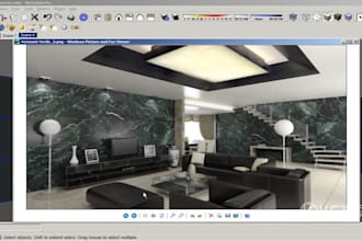 visualize 3d interior design, exterior 3d rendering, v ray, sketch 3d floor plan