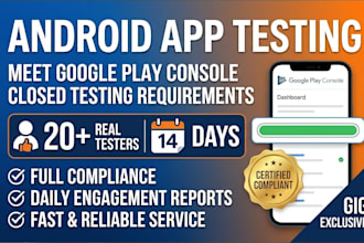 14 professional testers for your android app to meet google play requirements