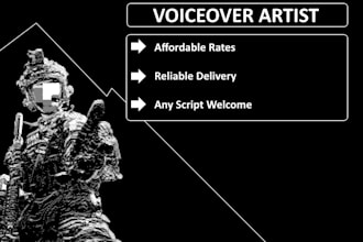 do voiceover narration for youtube, audiobooks, etc