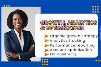 monitor your performance and analyze results to grow your online presence