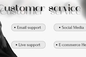 be your ecommerce customer support and chat specialist