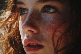 oil painting portrait and illustrations