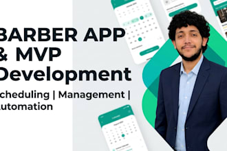 build barber app, mvp development, flutter developer