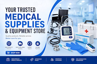 build medical equipment website design medical supplies healthcare website