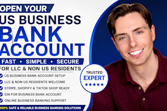 help open US business bank account for llc and non US residents