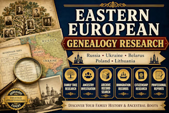 discover your family history with professional genealogy research