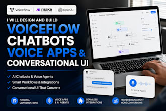 design and build voiceflow chatbots voice apps and conversational UI