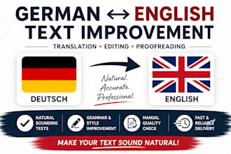 translate english to german and german to english