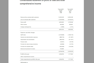 prepare financial statements and consolidations as per ifrs financial reporting