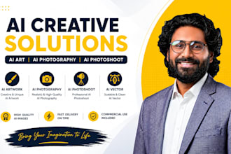 create ai art, ai photography and ai photoshoot images