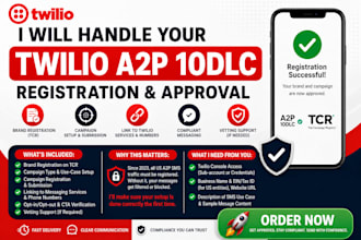 twilio a2p10dlc, twilio setup, brand registration, sms compliance, twilio expert