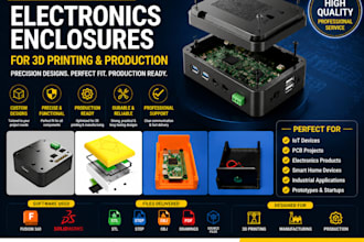 design manufacturing ready electronics enclosures for 3d printing and production