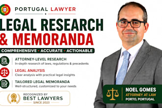 conduct comprehensive legal research and create specialize legal memoranda