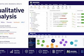 do qualitative research, thematic and sentiment analysis in maxqda and nvivo