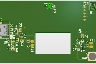design a professional pcb layout for your ble or iot device
